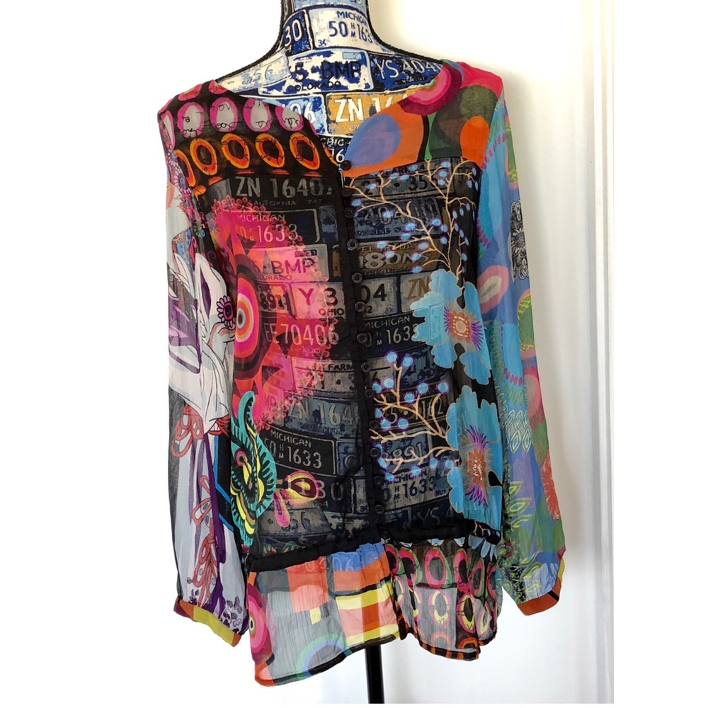 Desigual Chiffon Lacroix Tunic